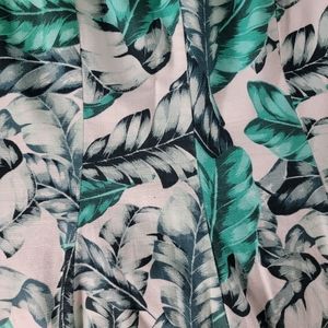 Green n white Eva Mendes Skirt Midi Length